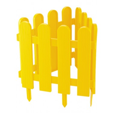 Купить Забор декоративный Кантри, 29 х 224 см, желтый PALISAD Россия