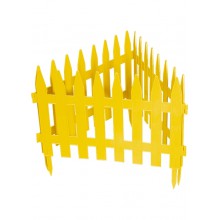 Забор декоративный Рейка, 28 х 300 см, желтый Россия