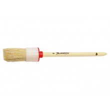 Кисть круглая №14 (50 мм), натуральная щетина, деревянная ручка MATRIX
