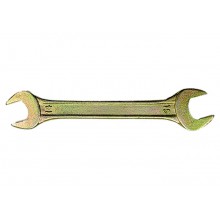 Ключ рожковый, 14 х 15 мм, желтый цинк СИБРТЕХ