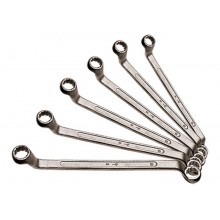 Набор ключей накидных, 6–17 мм, 6 шт., хромированные SPARTA