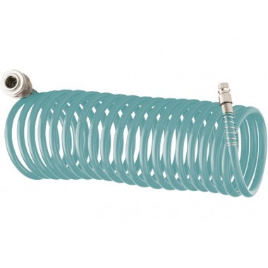 Купить Полиуретановый спиральный шланг профессиональный BASF, 10 м, с быстросъемными соединениями Stels