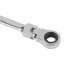 Купить Ключ комбинированный трещоточный, 10мм, CrV, шарнирный, зерк.хром MATRIX PROFESSIONAL