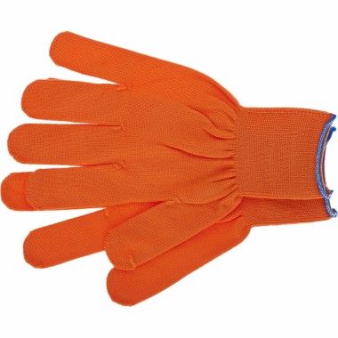 Купить Перчатки нейлон, 13 класс, оранжевые, XL Россия