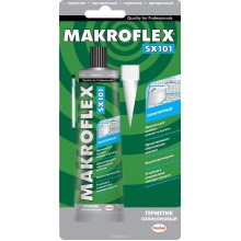 Герметик силиконовый Makroflex SX101 Санитарный, 85мл (прозрачный)